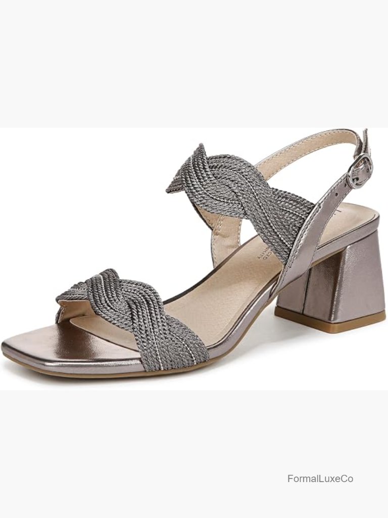 Heeled Sandals With Soft System Comfort Block Heel Slingback Open Toe